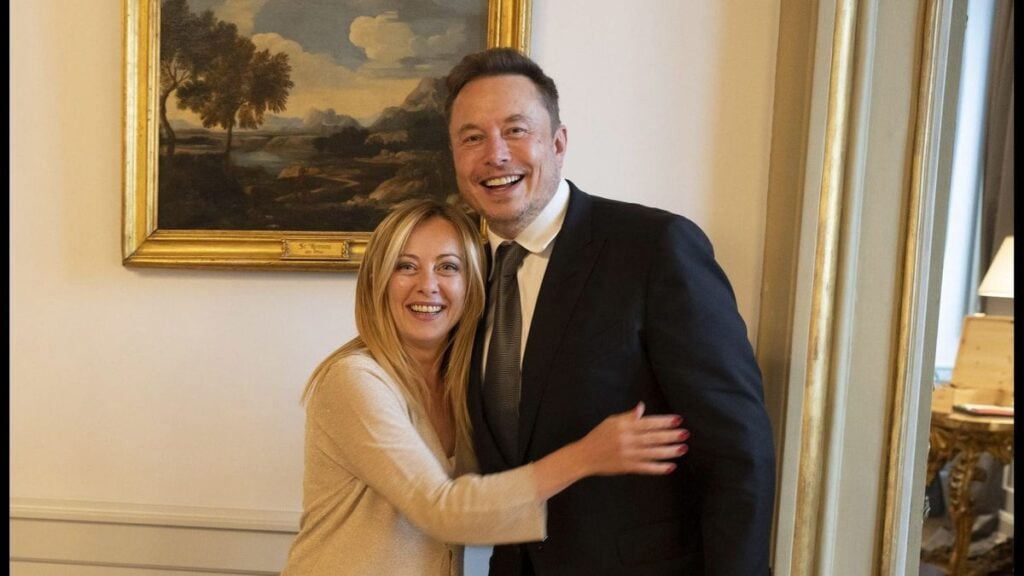 giorgia meloni elon musk